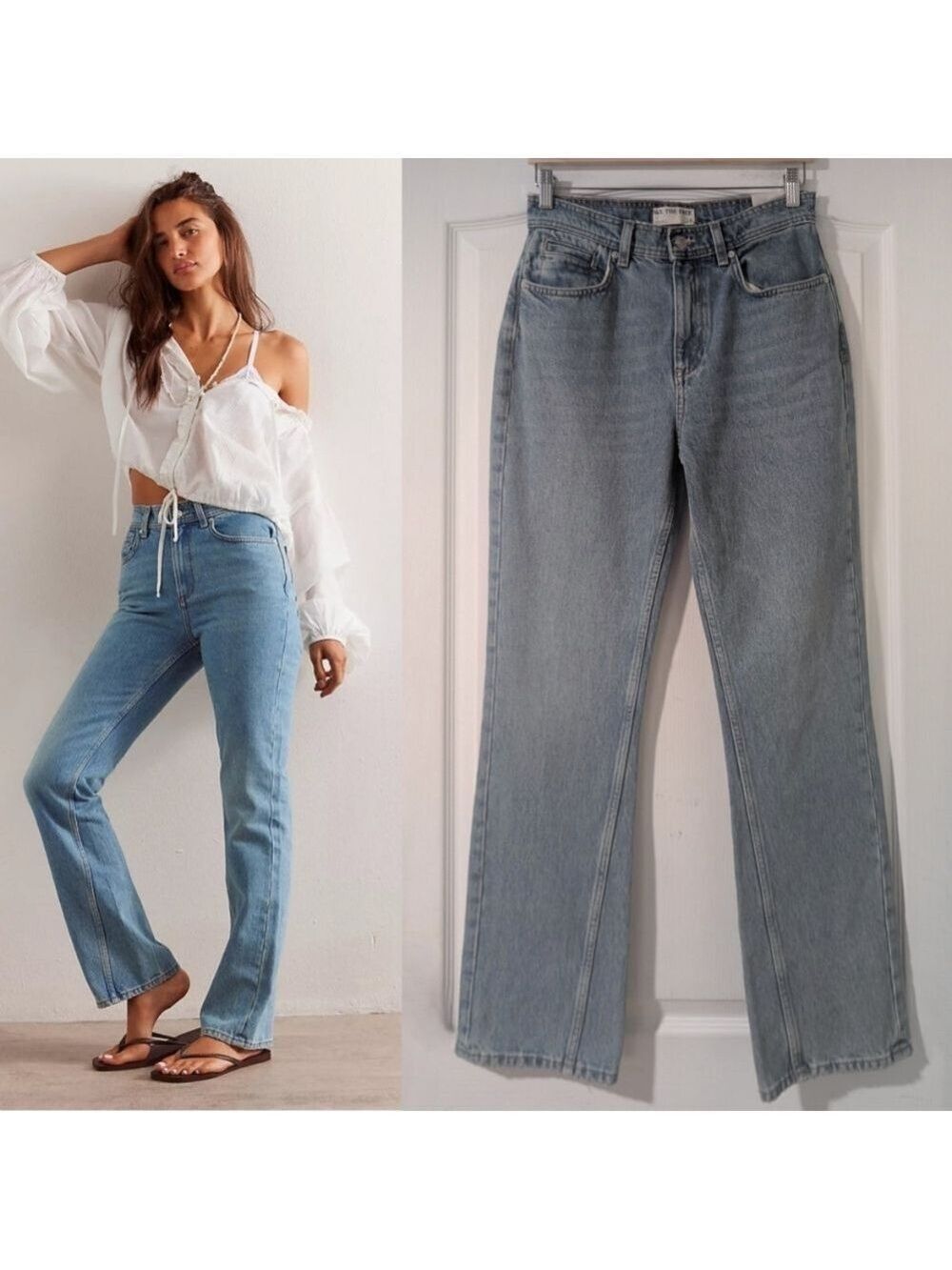 NWT FP We The Free | Xena Slim Straight Jeans